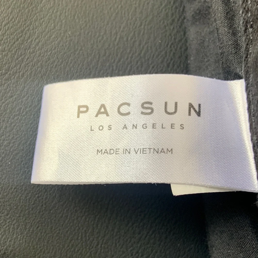 PacSun Stacked Skinny Jeans 36x32 Distressed Black Wash